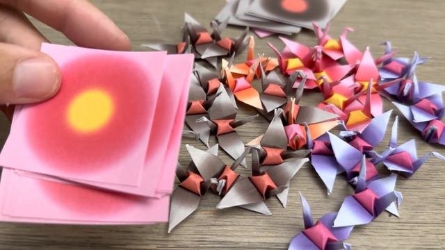 Origami Paper Cranes Asmr Day 6 Part 5 Senbazuru