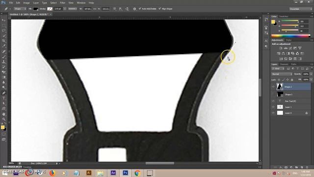 How to create vector art with PEN TOOL in Photoshop for Graphic Design Hindi Tutorial