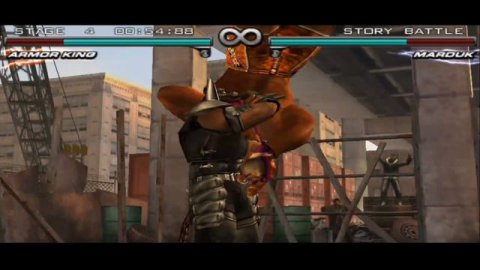 TEKKEN 5 - Dark Resurrection (PPSSPP) Gameplay | Story Battle ARMOR KING