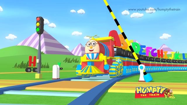 Humpty the Train Alphabet song | Learn A TO Z with Humpty | Kids videos | Humpty the train