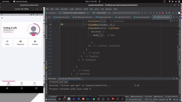 Flutter Tutorial || Dashboard Screen ||  Zomato clone app flutter part 6