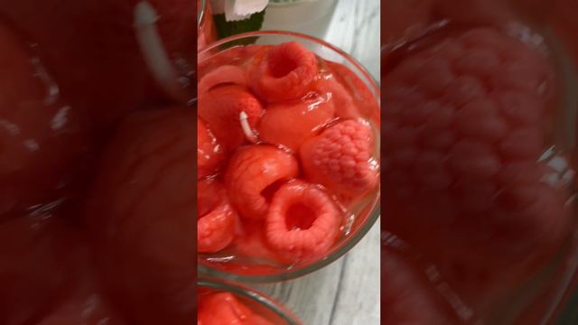 🍓 Десертные свечи «Малина и клубника»