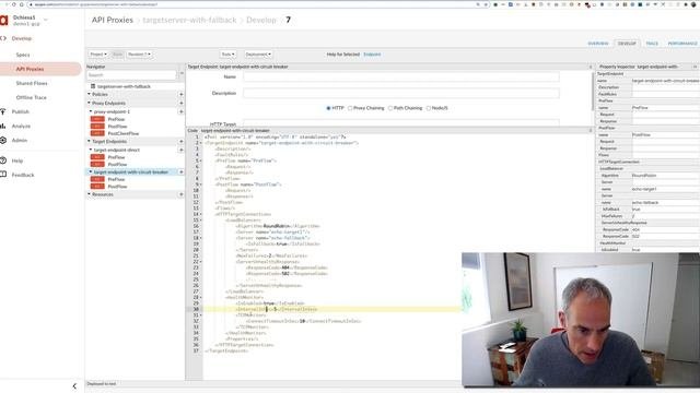 Apigee TargetServer implements the Circuit Breaker