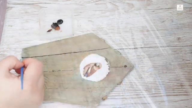 Wiosenny domek  - tutorial decoupage