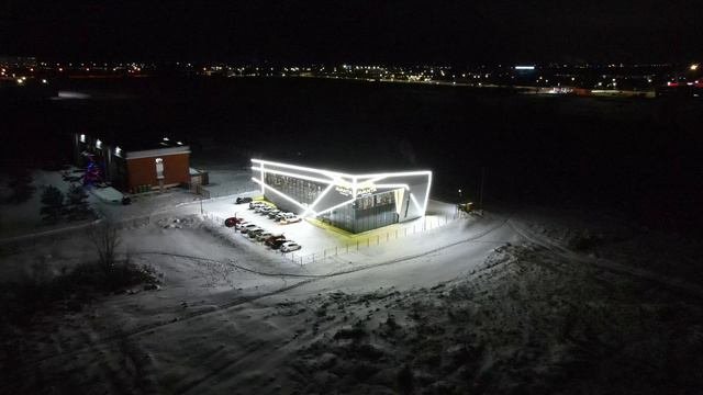 Архитектурное освещение Фитнес Клуба 