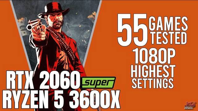 RTX 2060 Super + Ryzen 5 3600x | 55 games tested | highest settings 1080p benchmarks!