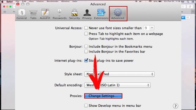 How to set up a proxy on Safari for MacOS