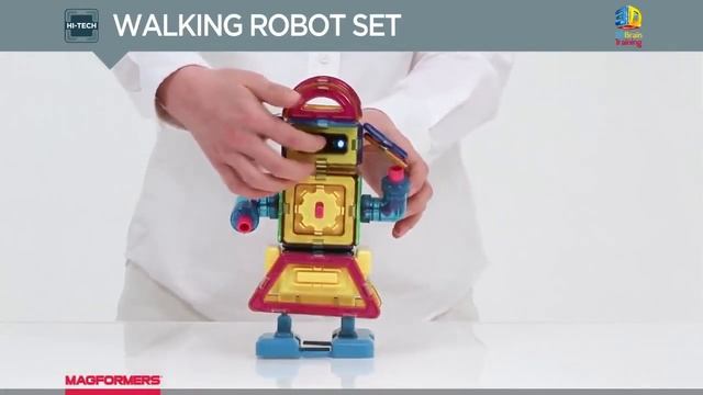 Видеообзор набора Magformers Walking Robot Set