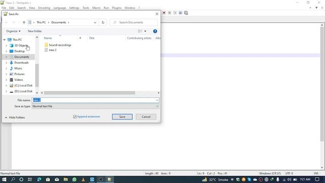 how to save file in excel