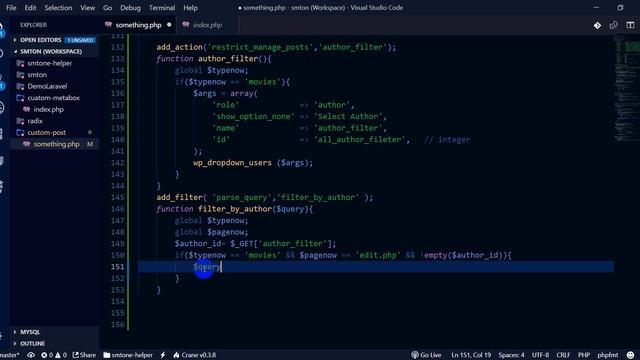WordPress Custom Post Type Tutorial for beginners from scratch (Part#10) |  filter select