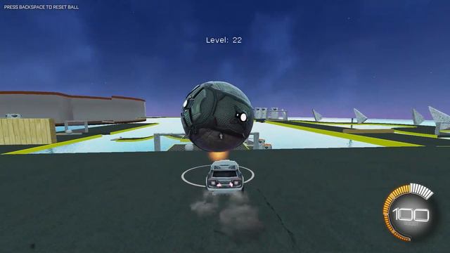 Rocket league - workshop map - Dribble 2 overhaul - kb/m. Dribble challenge. Titanium white fennec.