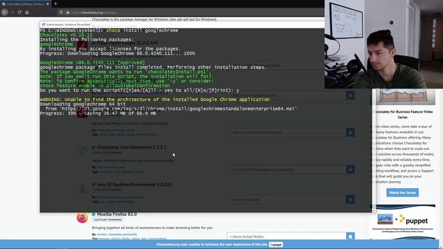 Installing Chocolatey on Windows