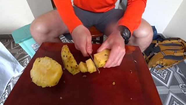 Едим ананас в Хойане