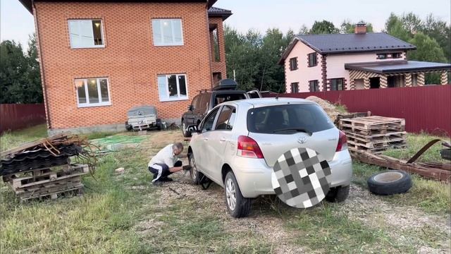 Из Германии в Россию. Поездка в Россию. Вспоминаем, как мы боролись с травой, меняем балоны.