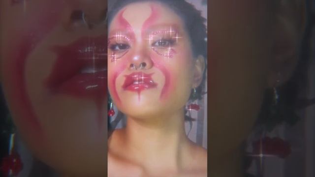 mask off - rhinestone butterfly makeup inspired from Pinterest