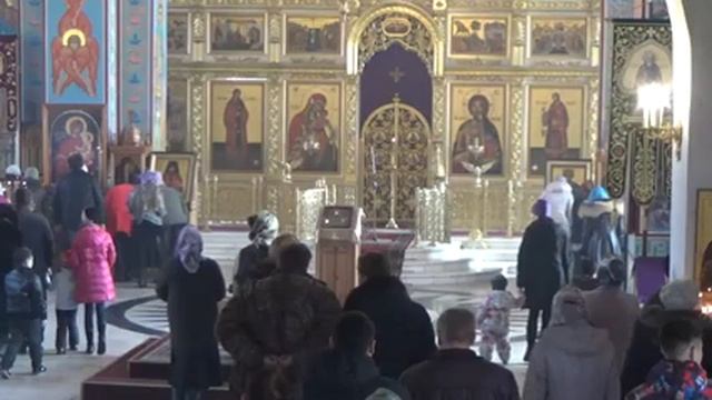 Божественная Литургия и молебное пение в Неделю Православия, Абакан, 2017 г.