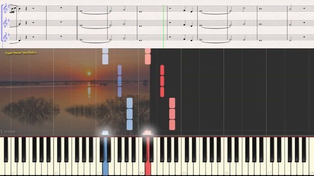 На заре - гр.Альянс Детский хор Ноты и Видеоурок для фортепиано piano cover