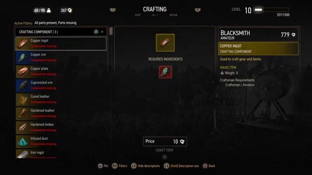 Forefather 's Eve The Witcher 3 Gameplay PS4 Slim