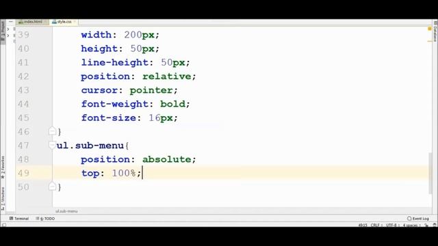 Awesome CSS Dropdown Menu Hover Animation effect  CSS3 Animation Snippets