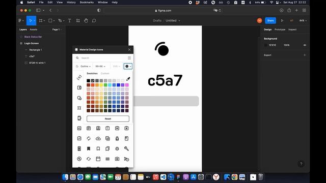 FIGMA 01 - LOGIN SCREEN DESIGN
