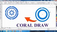 how to make round shape logo design in corel draw #tricks #design #coreldraw #logodesign