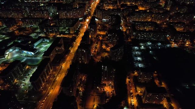 Покровский ночью Красноярск