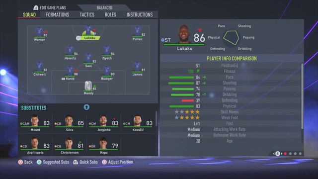 FIFA 22 - BEST CHELSEA Formation, Tactics and InstructionsEditor65
