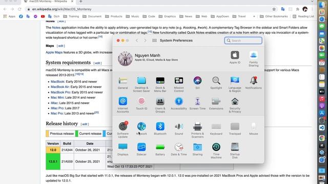 Hướng dẫn cập nhật Mac OS Monterey 12 chính thức cho Macbook, Mac Mini