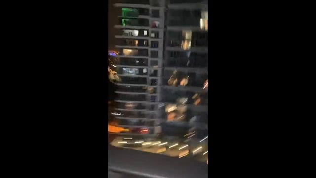 Guy blasting Caramelldansen on his balcony