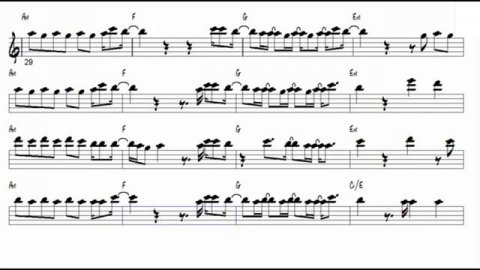 Tenor Sax - Dance Monkey - Tones an I - Backing Track