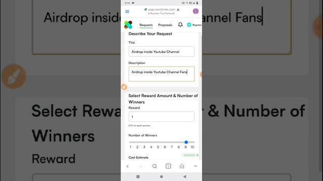 New Upcoming Airdrop Testnet Like Cherryswap Creaticles Exchange