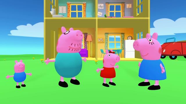 Peppa Pig Game | Crocodile Hiding in Toys Pretending To Be Daddy Pig