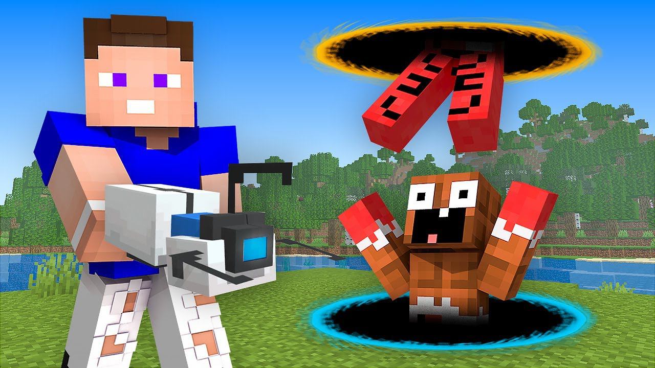 7 Самых СМЕШНЫХ Способов Затроллить Друга ПОРТАЛАМИ в Майнкрафт! Minecraft