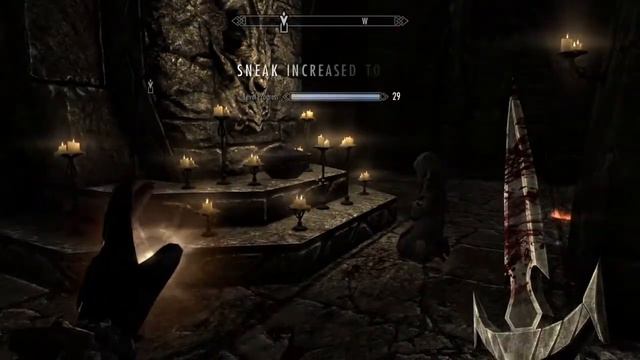 Skyrim - Level 100 Sneak Fast