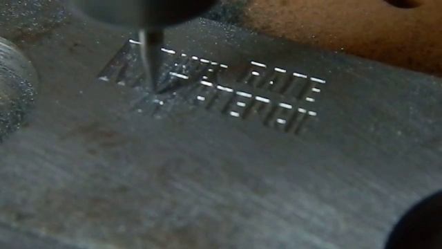 Steel engraving. Гравировка по стали.