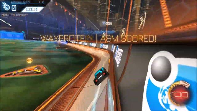 Rocket League Training | Back Wall Shots