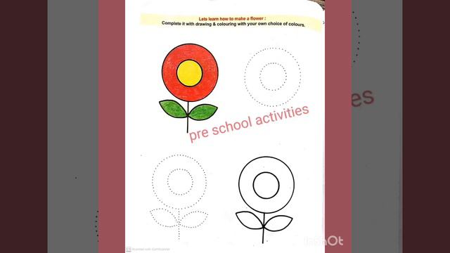 Easy Worksheets for Pre school kids.