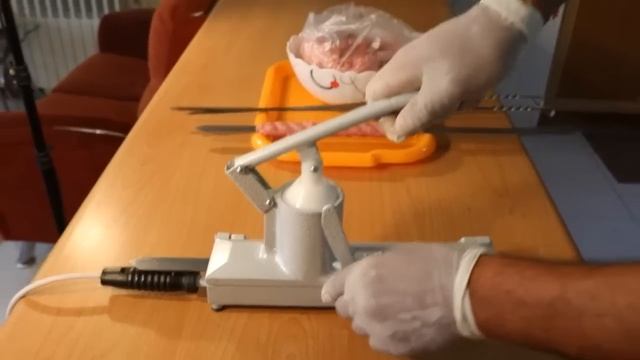 Easy Kebab Maker Seekh Machine , VenisButa Adana Urfa Manual Kabab skewer for restaurant and home