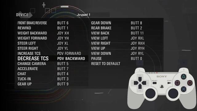Cara Setting Stik MotoGP 13