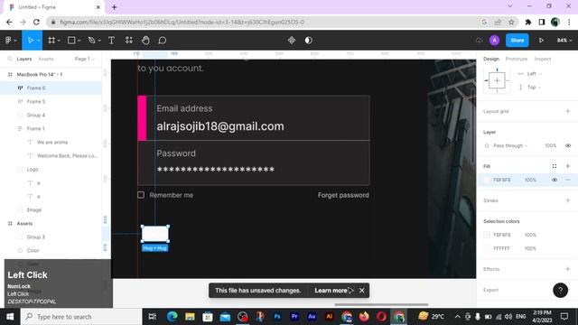 How to design Website Contact page in figma || Web design for beginner.