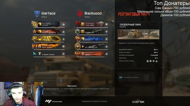 Кинокомпания возвращение блудного сына скатился и 46 см представляет Warface.