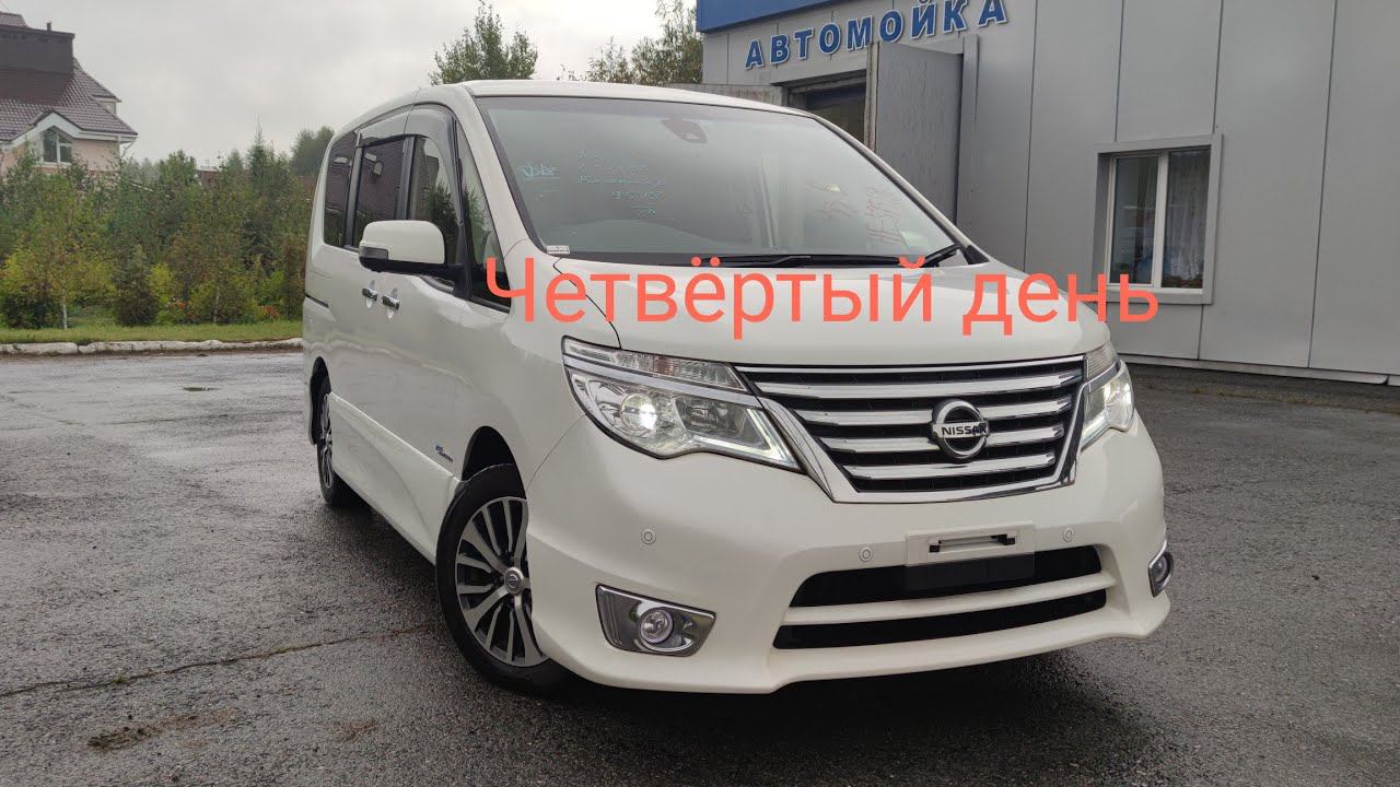 Перегон Владивосток-Томск Nissan Serena Hybrid 2015г.в. Бабушкин-Красноярск. 4-ый день 15.09.21г.