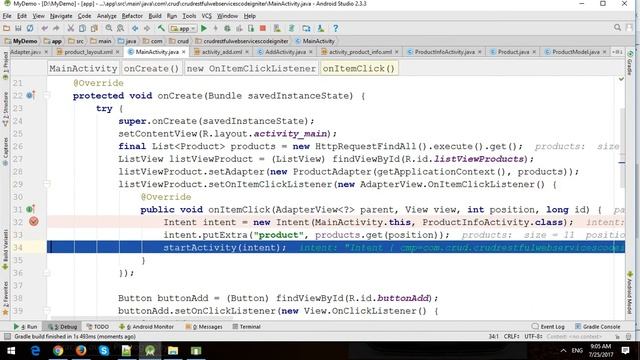 Android CRUD with CodeIgniter Restful Web Services and MySQL - Part 3