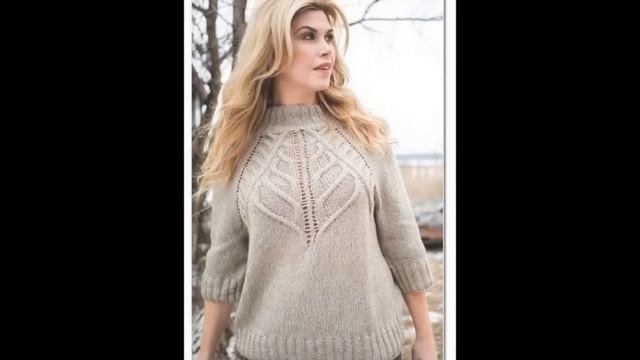 видео - Пуловер Реглан Спицами - образцы моделей - 2019 / Video Pullover Raglan Knitting Needles