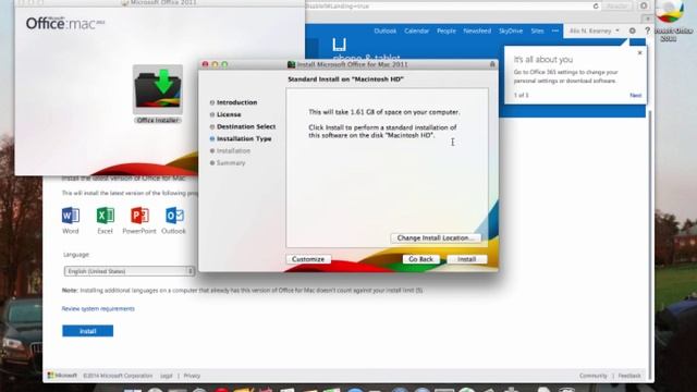 Installing Office 365 For Mac