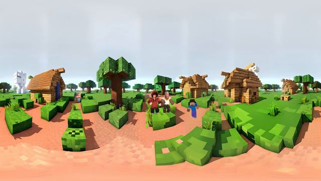 Tenge Tenge meme Original Vs Minecraft 360 VR