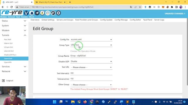 SETTING AKUN TROJAN DI PROXY PROVIDER PADA OPENCLASH