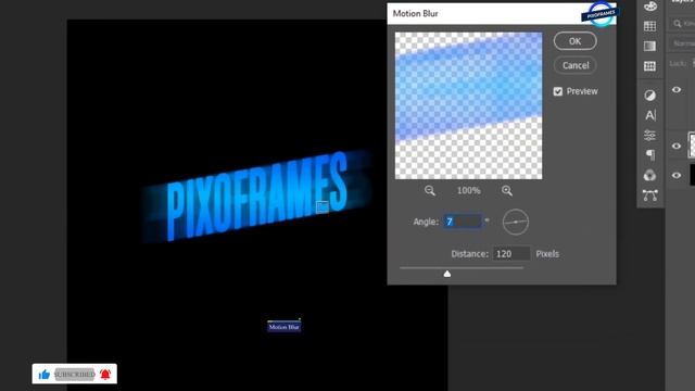 How to create MOTION BLUR Text effect  Photoshop Tutorial