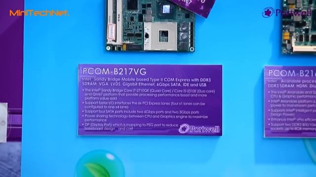 Portwell PCOM-B217VG Intel Sandy Bridge COM Express module - Embedded World 2011 (EN)
