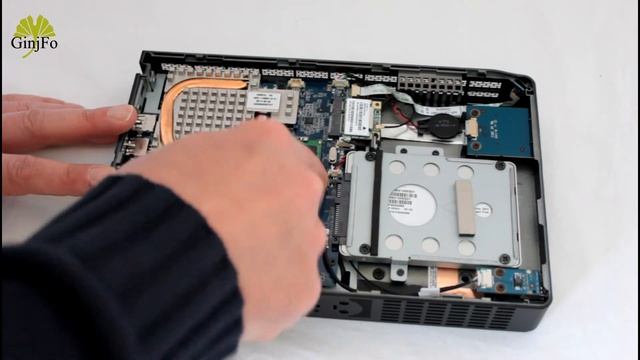 Barebone XS35V4, le montage des composants